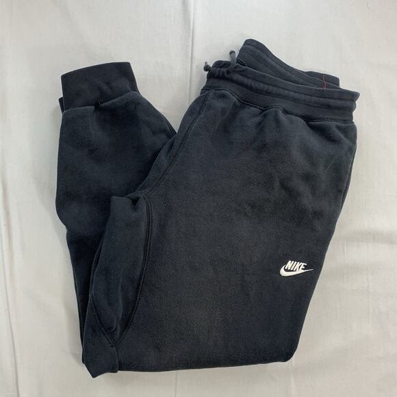 Nike Jogger Sweatpants Mens XL Black Club Fleece - Picture 1 of 2